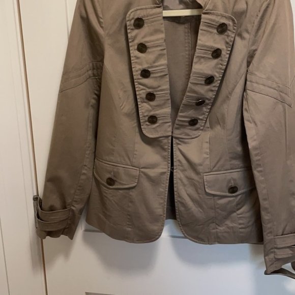 Trina Turk Tan Jacket Coat. Size 8. Women's Fashion - Picture 3 of 16